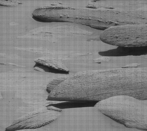NASA phát hiện tảng đá giống xương khổng lồ trên sao Hỏa